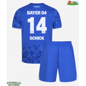 Bayer Leverkusen Patrik Schick #14 Tredjeställ Barn 2025-26 Kortärmad (+ Korta byxor)